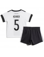 Německo Thilo Kehrer #5 Domácí dres pro děti MS 2022 Krátký Rukáv (+ trenýrky)